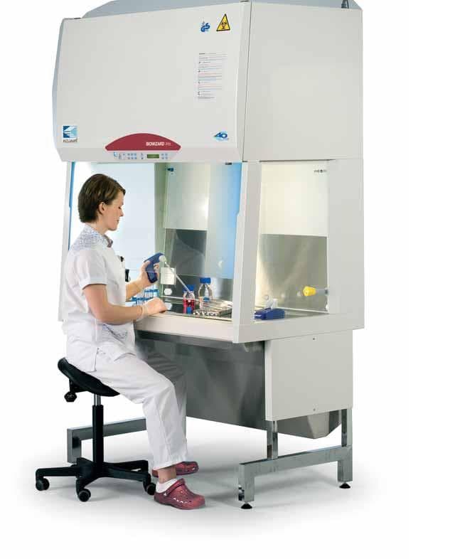Biological safety cabinet in a clinical laboratory